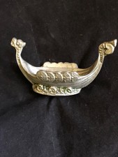Norge Tinn pewter viking boat