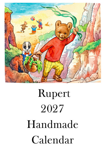 Rupert bear 2027 calendar - bear,