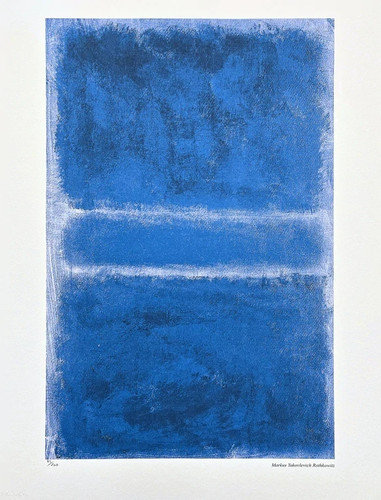 Mark rothko blue stripes - mark,
