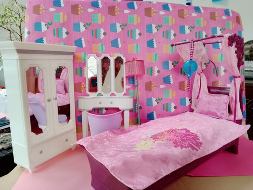 Barbie bedroom play set - barbie,