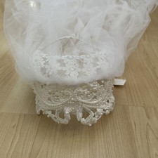 Knee Length Headpiece Bridal
