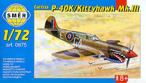 Smer 875 curtiss p 40k - 875, p-40k