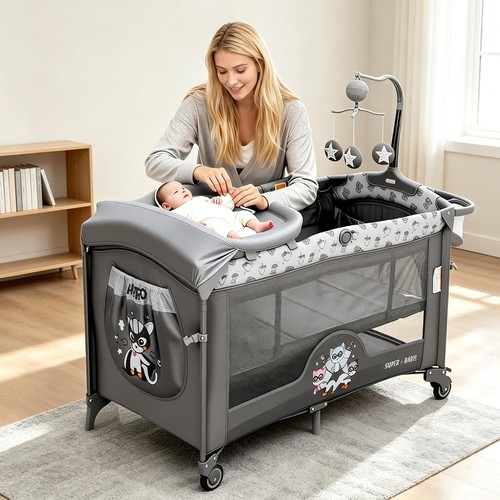 Travel cot foldable - travel,