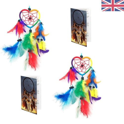 Rainbow heart dream catchers - heart,