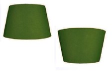 10" 12" 14" 16"Cotton Textured Fabric Drum Shape Table Lamp Ceiling Light Shades