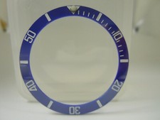 Blue Ceramic Bezel Insert fit