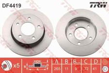 2x New Brake Disc for MAZDA
