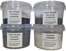 Rock Tumbling Grit Pack - Stage 1, 2, 3 + Polish