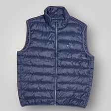 Mens Blue Barbour Fibredown