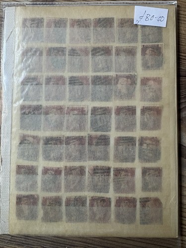 Sg43 penny red plate - qv,