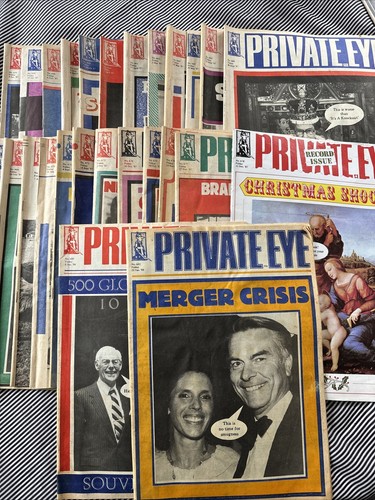 Private eye magazines - magazines, 1987