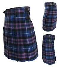 Scottish Men Kilts Pride of Scotland 8 Yard Kilts 16oz, Casual Tartan Kilt