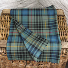 Stewart Hunting Ancient - Scottish Tartan - Fat Quarter (75CM x 50CM) 100% Wool
