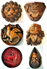 CHU000 Wood Church Carvings