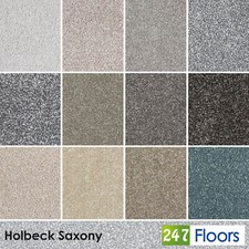 Luxury 17mm Saxony Actionback Carpet Flecked Hard Wearing Bedroom Living Room 5m