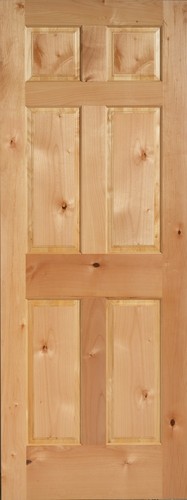 Knotty alder panel interior - 6,
