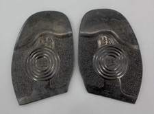 Vtg 50s L&R By I.T.S Men's Shoes Work Engineer Boots Half Soles Taps Sz 11 1950s