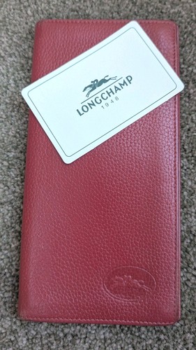 Longchamp leather wallet - longchamp, card
