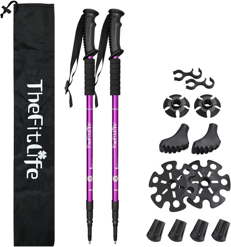 Telescopic trekking poles for - telescopic,