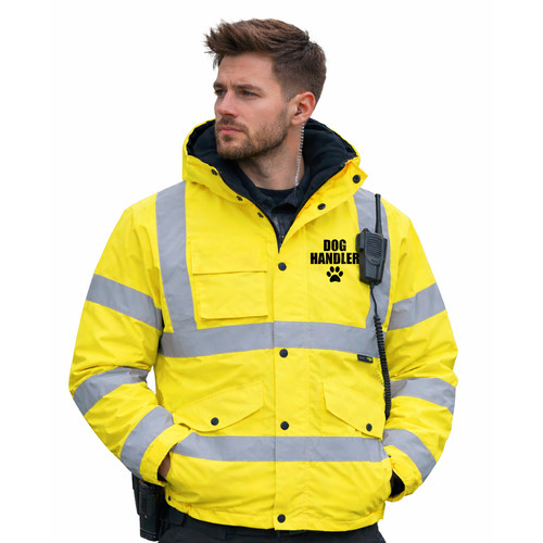 Printed dog handler vis - printed, viz