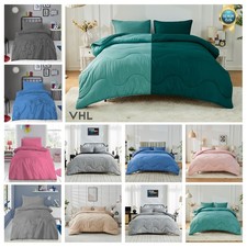 Adult Coverless Duvet 10.5 Tog Microfibre Kids Embossed Bedroom Quilt Pillowcase