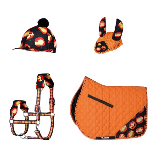 Halloween saddle pad riding - saddle,