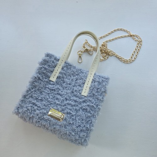 Handmade blue crossbody - handmade,
