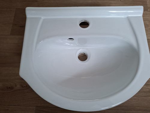 Small white ceramic bathroom - white,