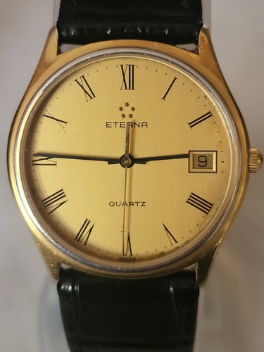 Vintage eterna quartz mens - vintage,