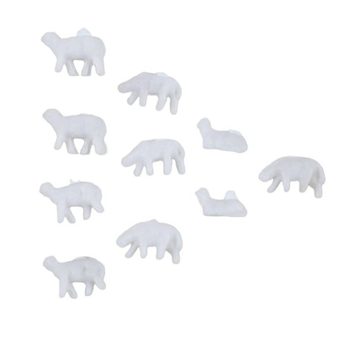 Model sheep 10pcs - sheep, 1:150