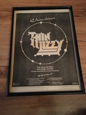 THIN LIZZY-CHINATOWN-1980 original A3 framed poster size advert