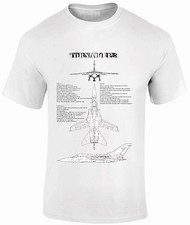 T-Shirts FPBP205  Panavia Tornado  Blue Prints aircraft jets Fantasy Printshop