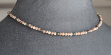 FOSSIL JASPER & HEMATITE 4MM