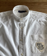 MENS SUPER GRANDAD SHIRT BY RALPH LAUREN.           18.   COLLAR.  SIZE XL