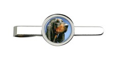 Black and Tan Coonhound Tie Clip