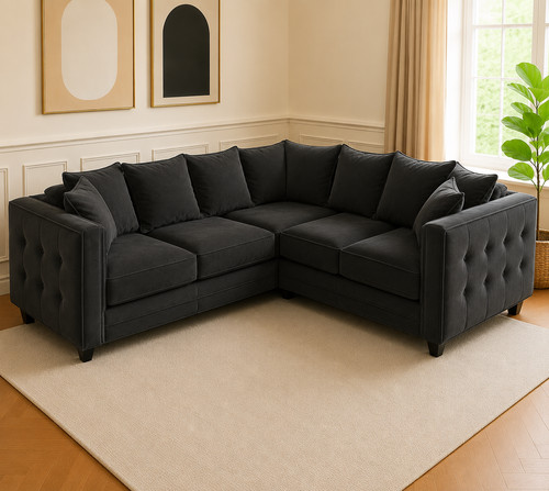 Ruby shape corner sofa - shape, set