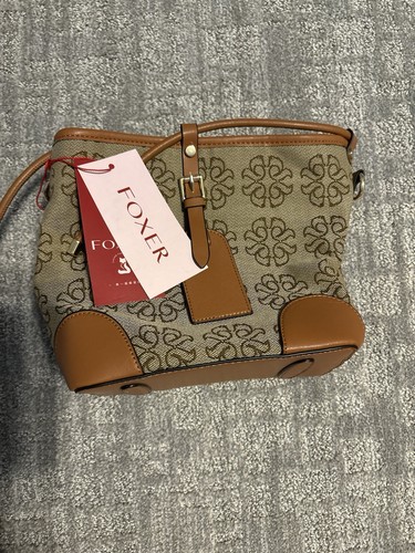 Foxer beige brown - brown, logo