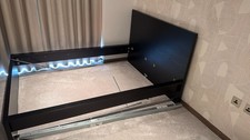 Ikea Malm Black Double Bed