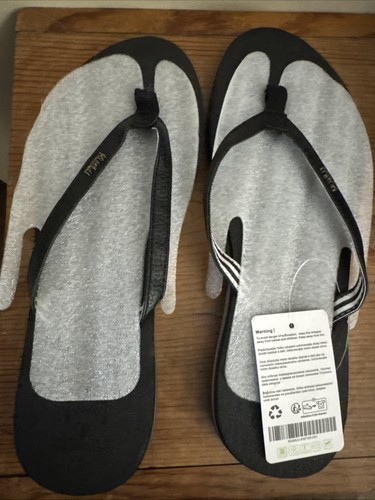 Kuailu womens flip flops black - womens,