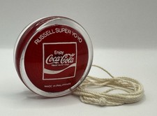 Genuine Vintage Russell Yo -Yo - Coca-Cola Super Reflector + Stand. ￼