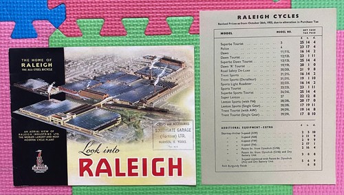 Raleigh bicycle brochure - raleigh,