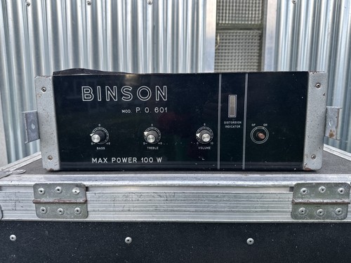 Binson valve amp po601 - amp,
