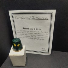 Vintage Collectors Thimble