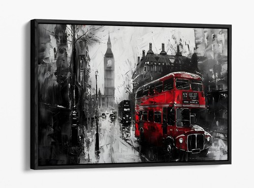 Black white london street - &,