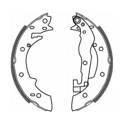 Brake shoe abe c0p001abe - c0p001abe, for