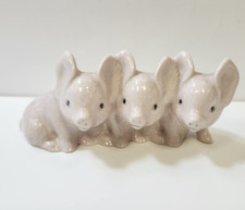 Ceramic Triplet Pigs - Hand
