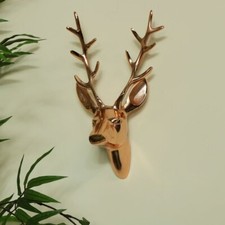 Polished copper metal stag
