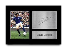 Davie Cooper Signed Rangers