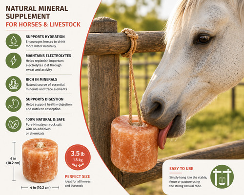 Horse herbs himalayan salt - herbs,