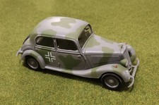 1/43 VICTORIA RO11 MERCEDES 17OV WEHRMACHT WITH CAMOUFLAGE WW2 STAFF CAR.